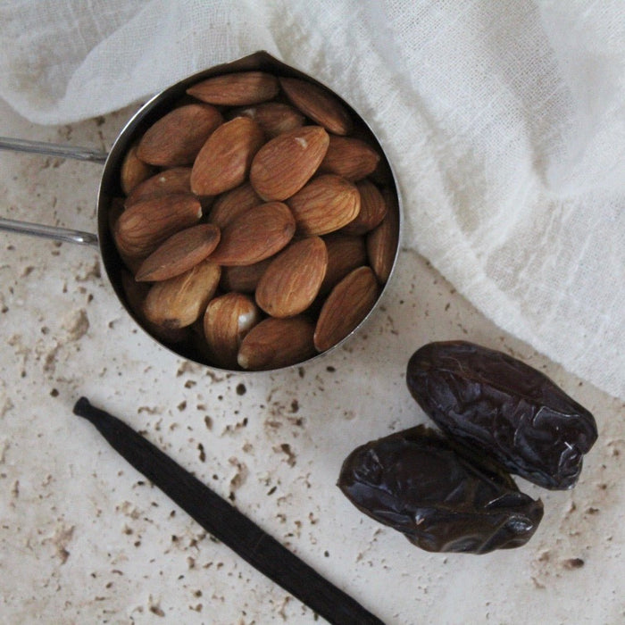 Home made almond milk