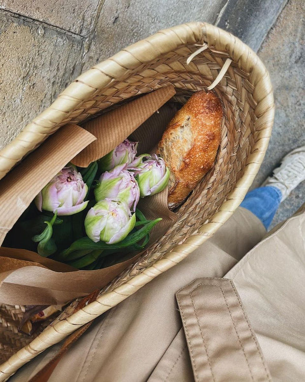 French Straw Market Bag
