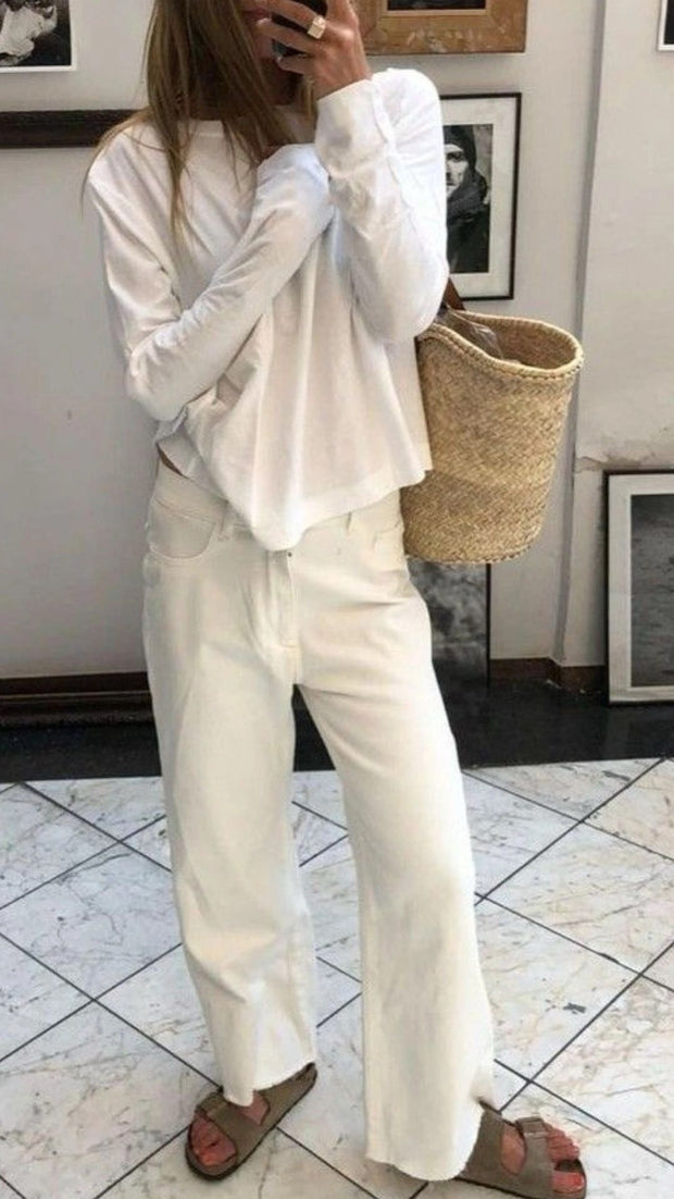 French Straw Market Bag