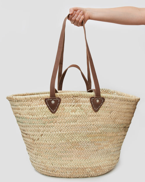 French Straw Market Bag
