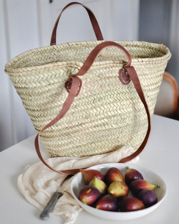 French Straw Market Bag