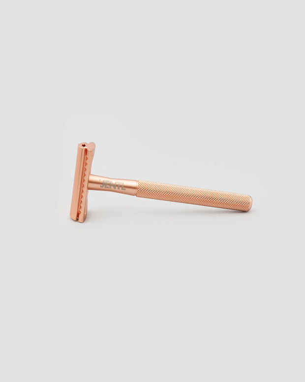 Reusable Safety Razor - Rose Gold