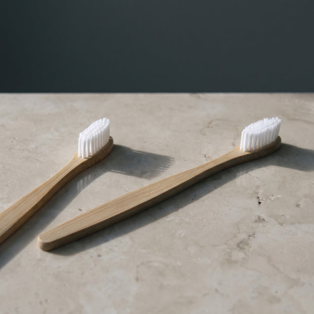 Bamboo Toothbrush - White