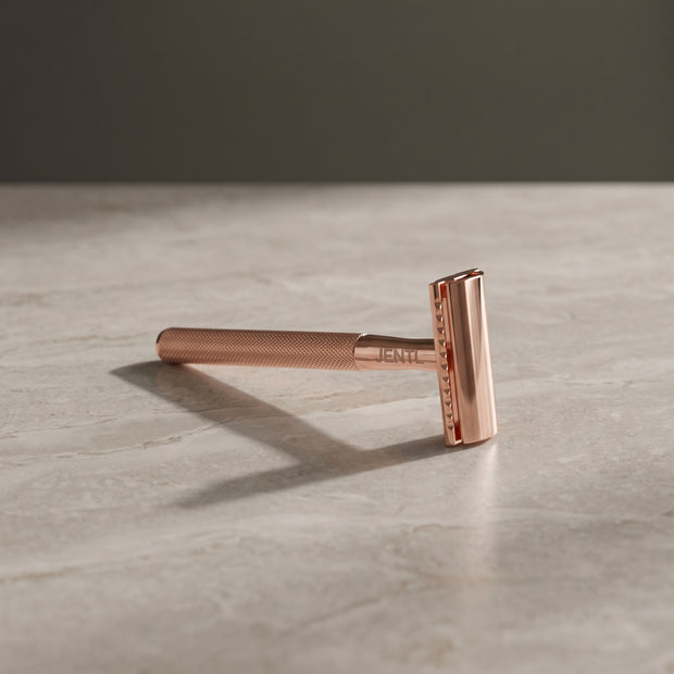 Reusable Safety Razor - Rose Gold