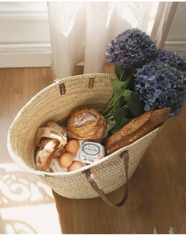 French Straw Market Bag