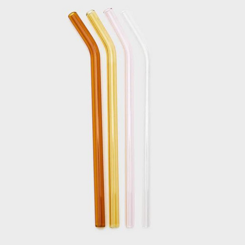 Glass Straw Set - Warm