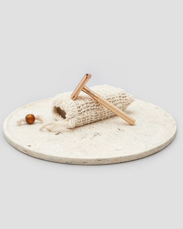 Reusable Safety Razor - Rose Gold