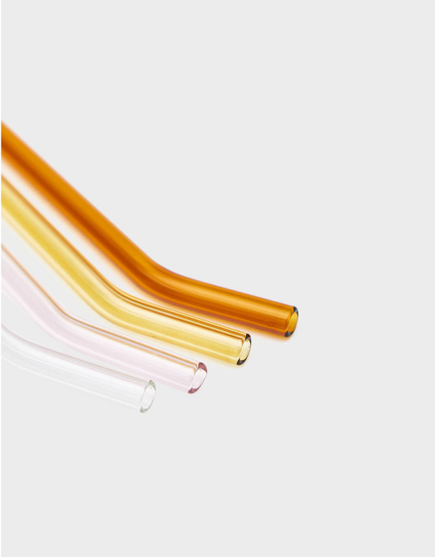 Glass Straw Set - Warm