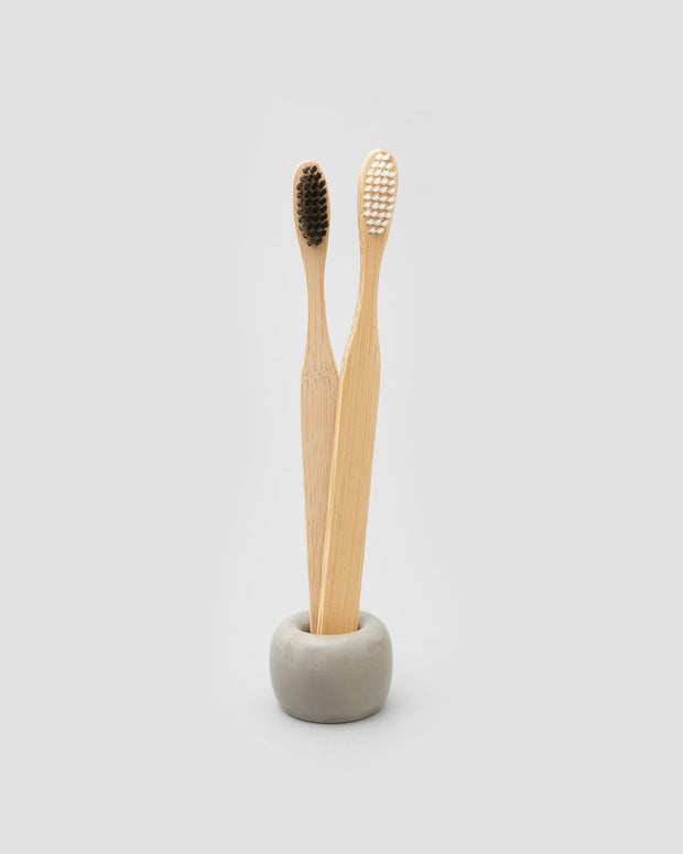 Bamboo Toothbrush - White