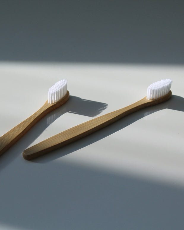 Bamboo Toothbrush - White