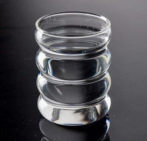 Wavy Ripple Glass Cup